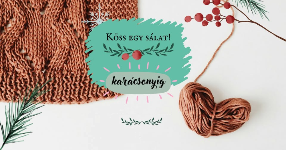 Köss egy sálat karácsonyig!
