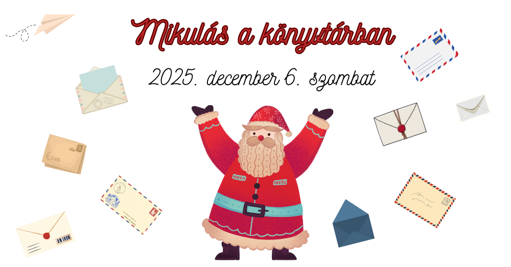 Mikulás a könyvtárban