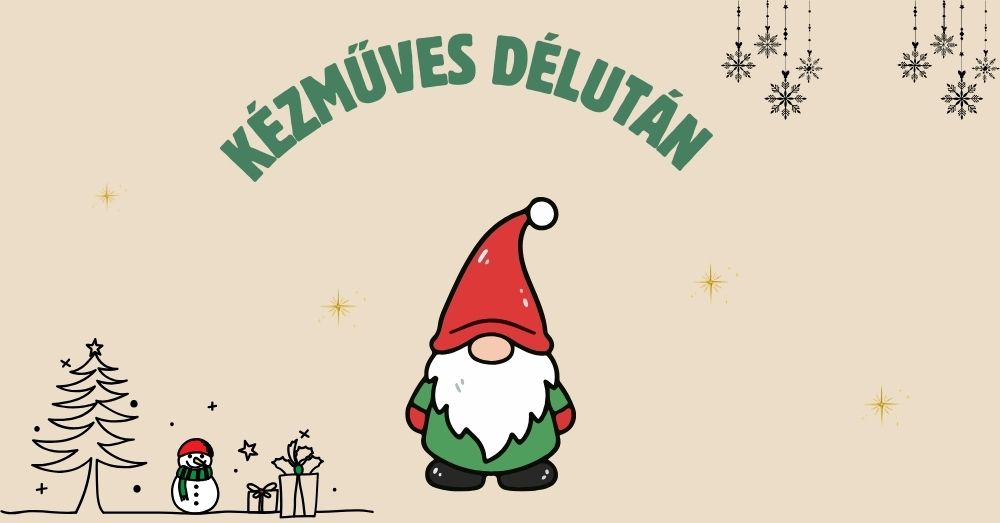 Kézműveskedj a könyvtárban - karácsony