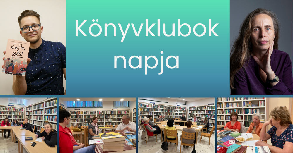 Könyvklubok napja – vendégünk Tompa Andrea és Bessenyei Gábor