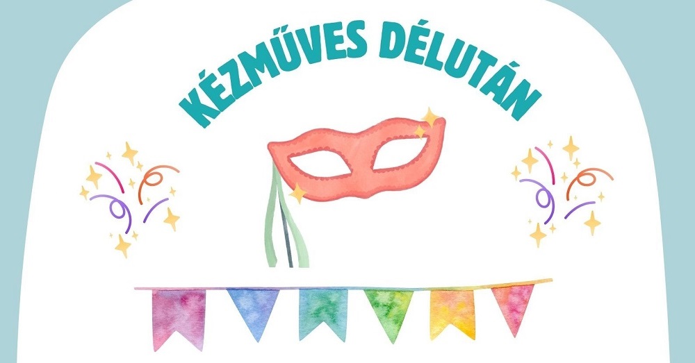 Kézműveskedj a könyvtárban - farsang