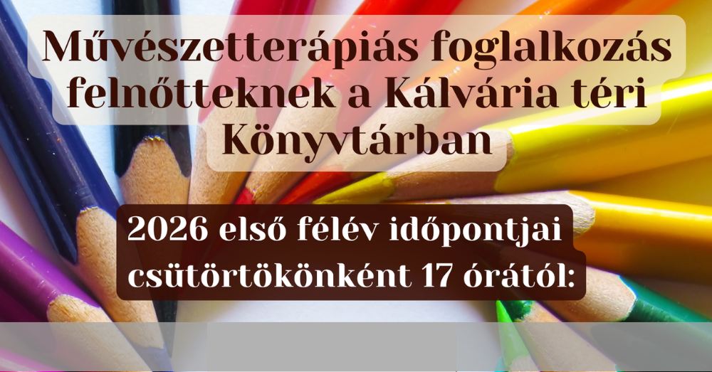 Művészetterápiás foglalkozás felnőtteknek