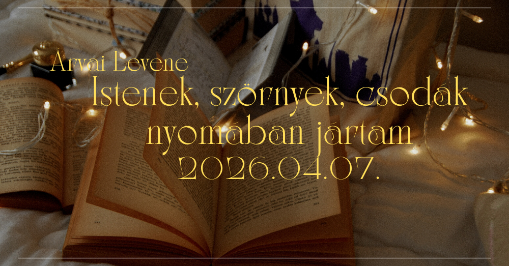 Író-olvasó találkozó Árvai Leventével