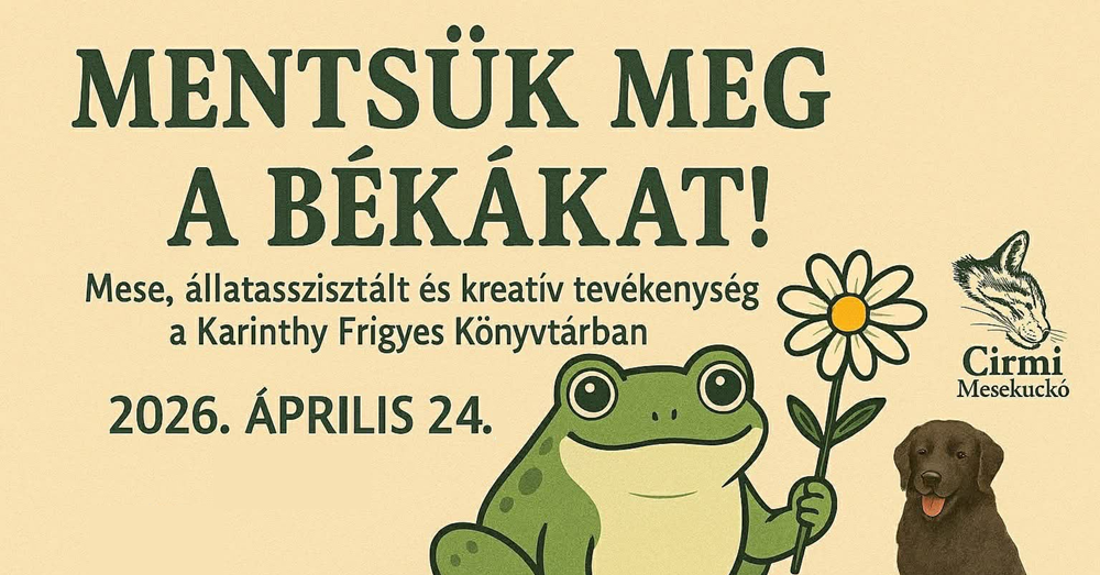Mentsük meg a békákat