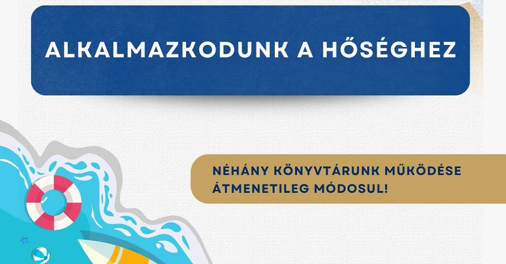 Alkalmazkodunk a hőséghez