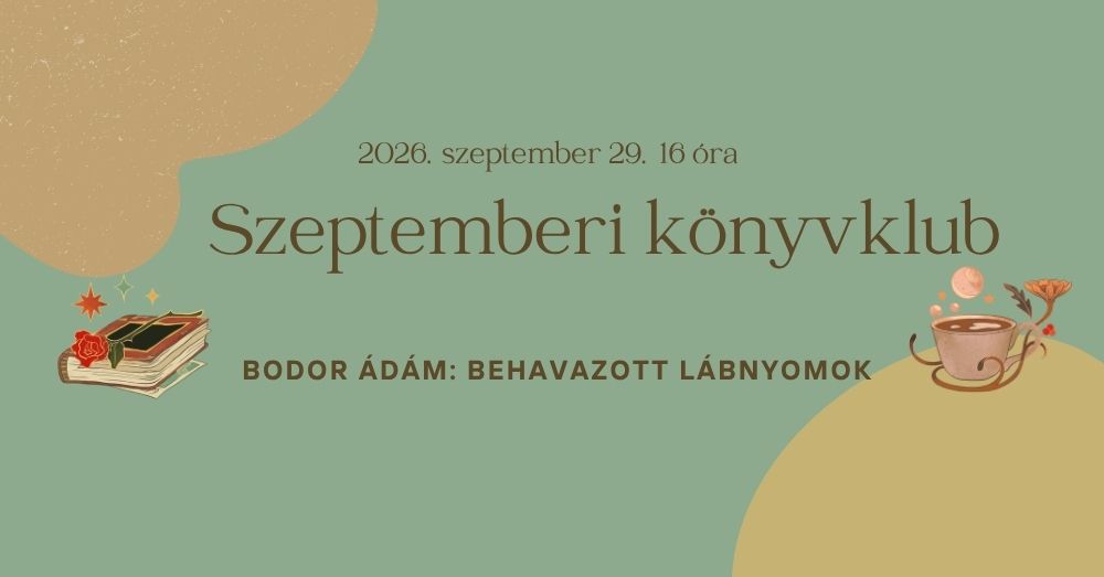Könyvlub a FSZEK Márai Sándor Könyvtárban