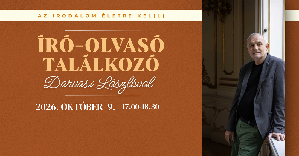 Író-olvasó találkozó Darvasi Lászlóval