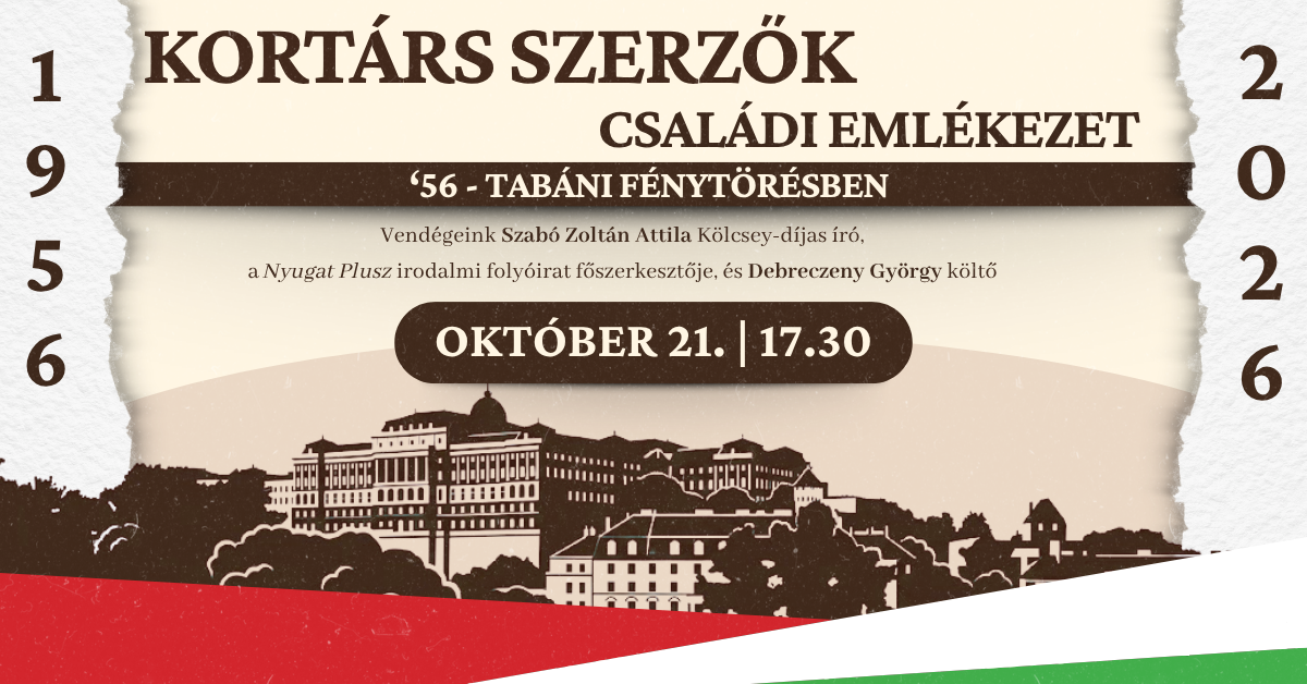 1956 - 2026. Kortárs szerzők, családi emlékezet.