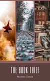The photo montage covers a plane, rails and a pile of books giving wartime atmosphere