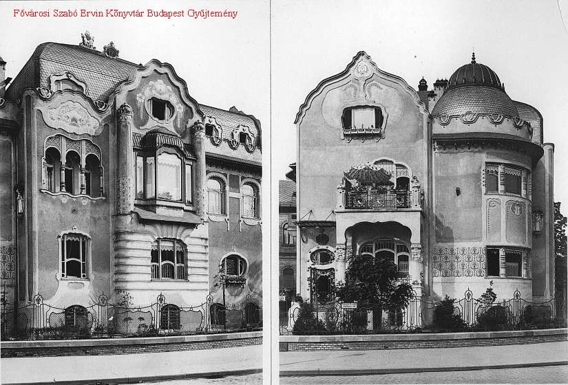 The facade of Babocsay Manor