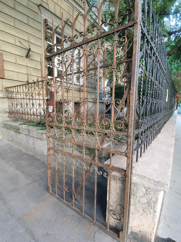 The iron entrance gate