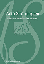 Az Acta Sociologica borítója