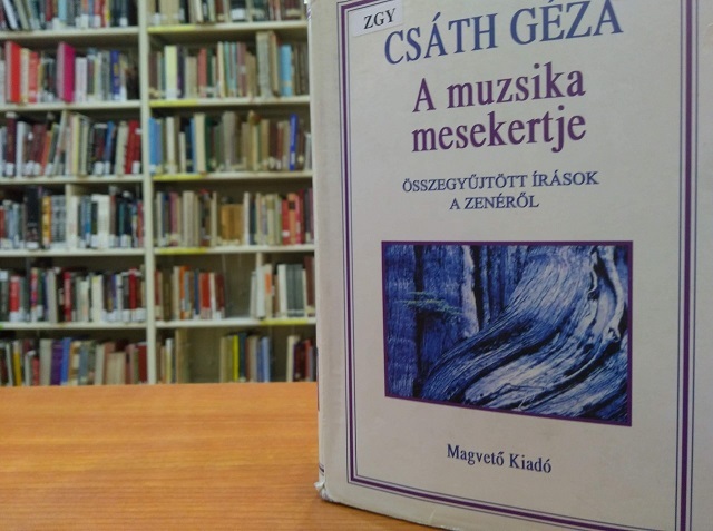 Csáth Géza A muzsika mesekertje című könyv borítója