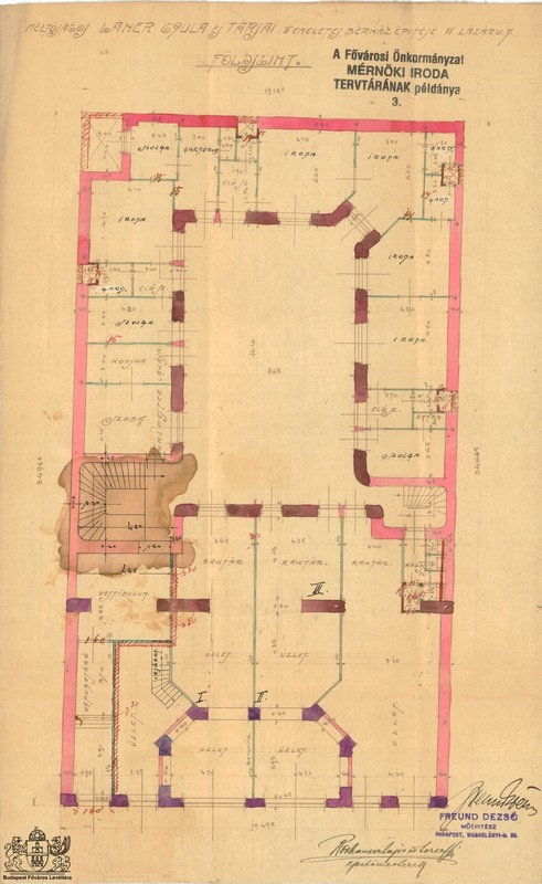 Floor plan of the ground floor
