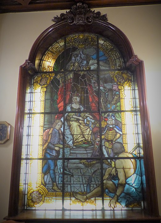 Mária Teréziát ábrázoló üvegablak