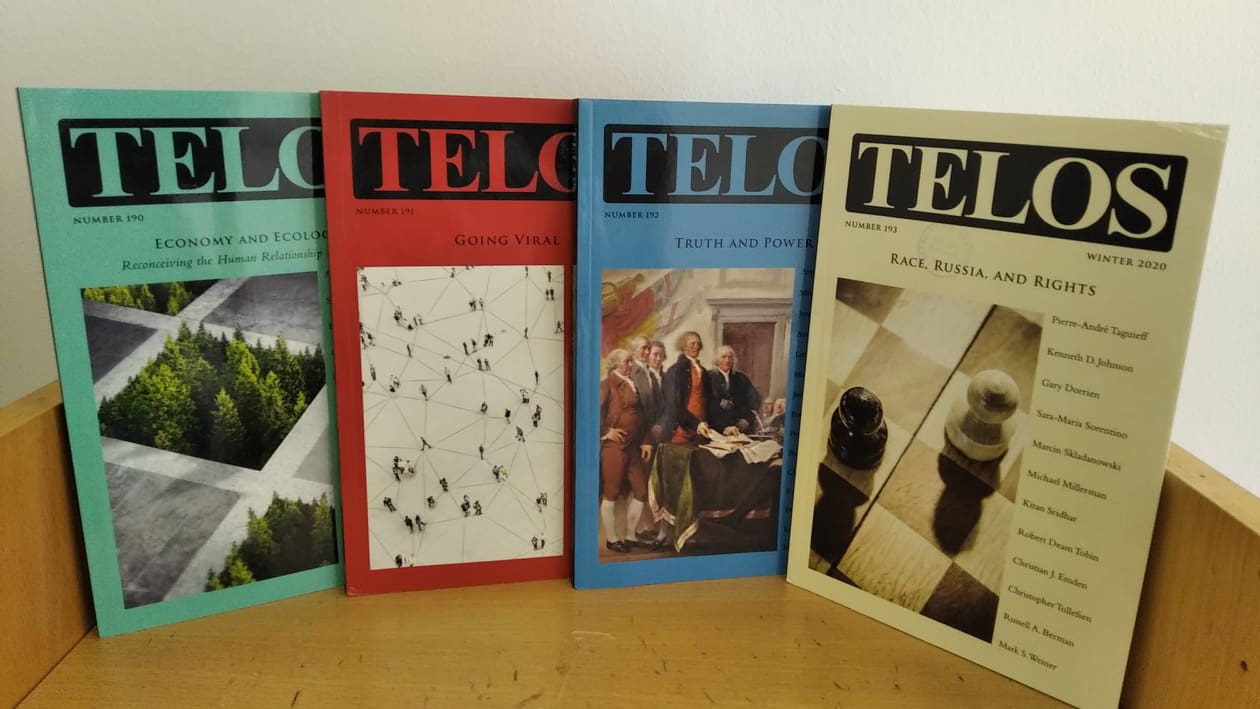 A Telos folyóiratának lapszámai 