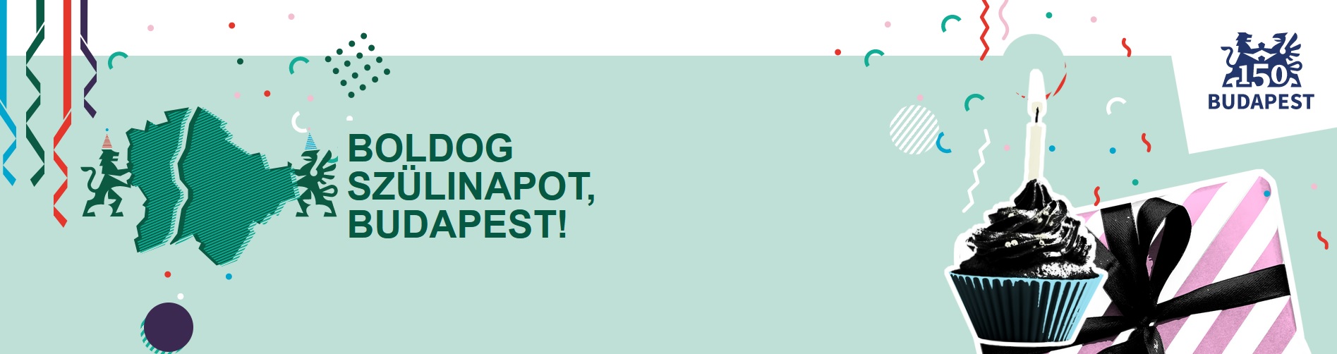 Budapest 150 éves logo