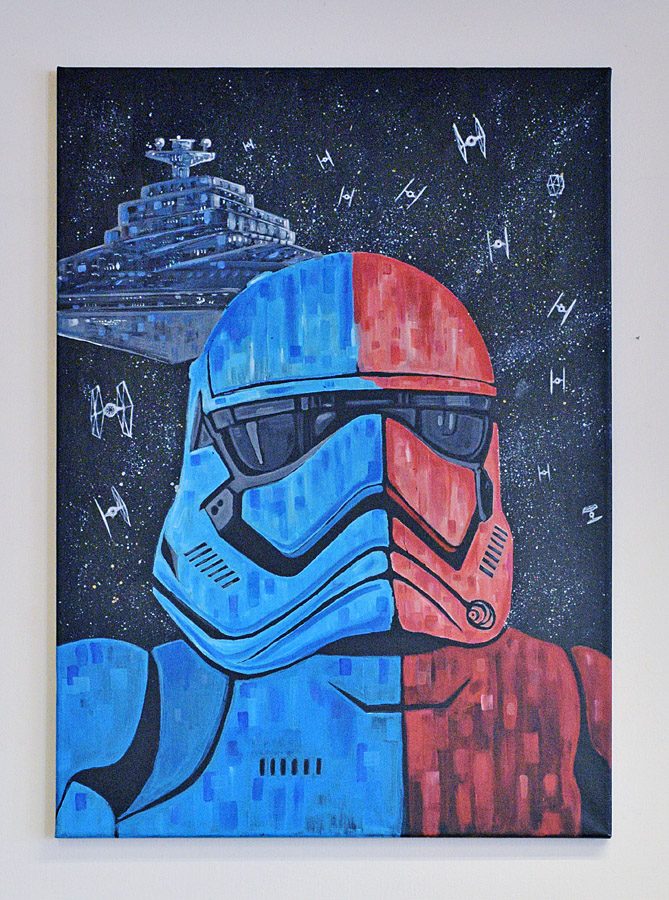 Star Wars-fantázia - Szabó Norbert festménye