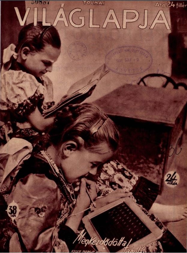 Title page of Tolnai Világlapja