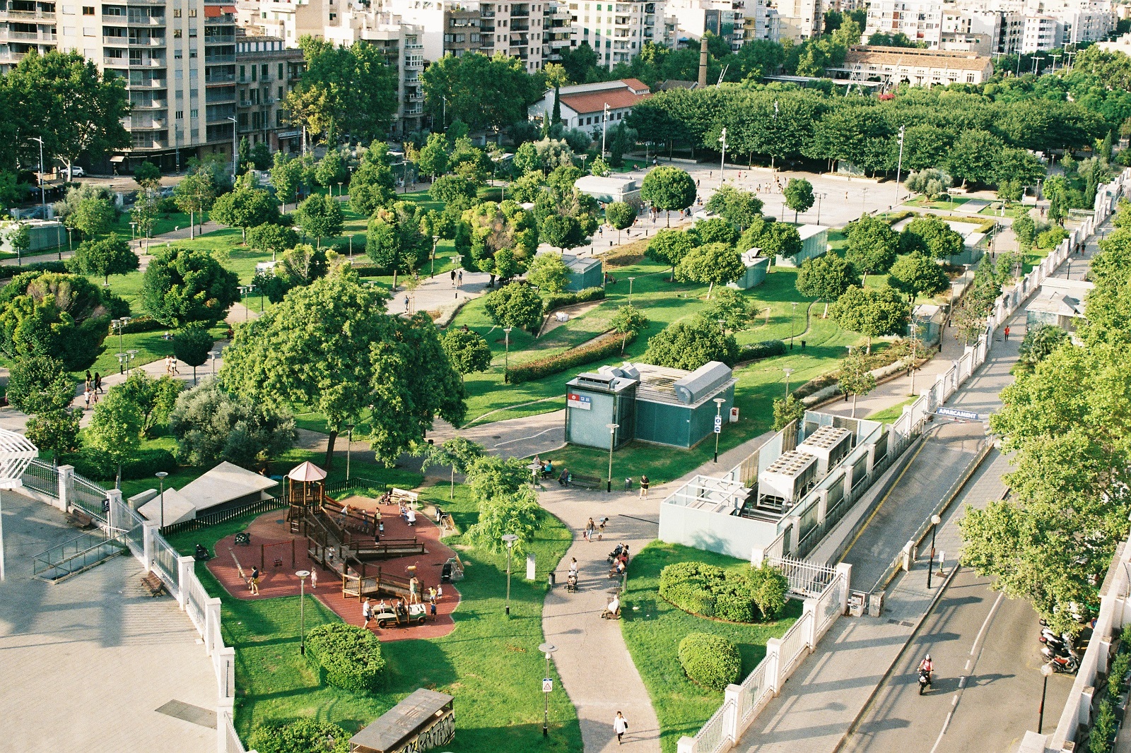 városi park