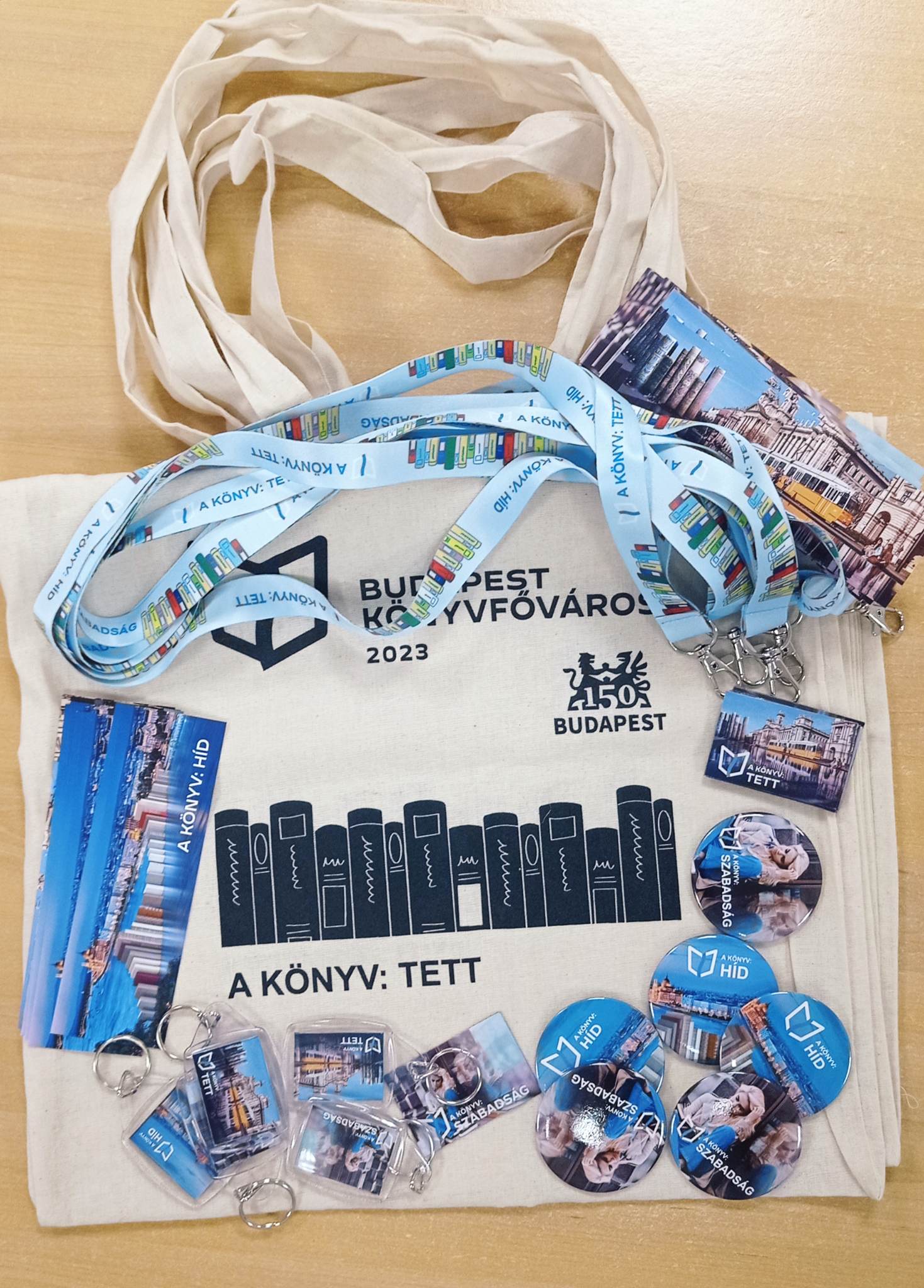 Könyvfőváros promóciós anyagok