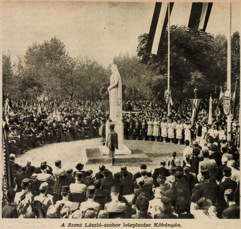 A Szent László-szobor leleplezése