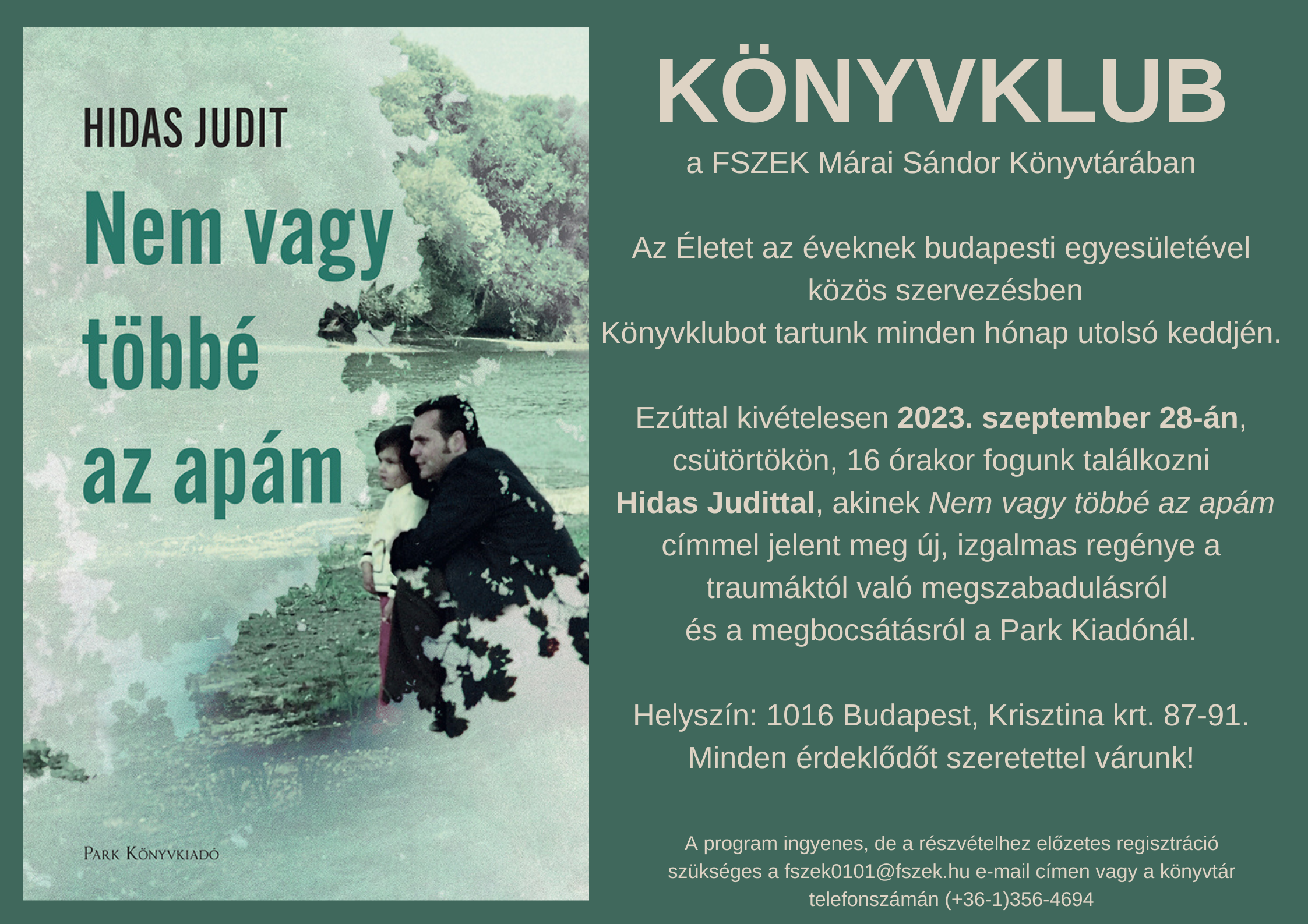 Hidas Judit: Nem vagy többé az apám könyvborítója