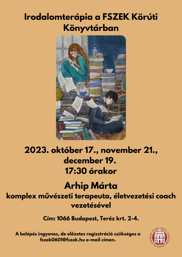 Irodalomterápia plakátja