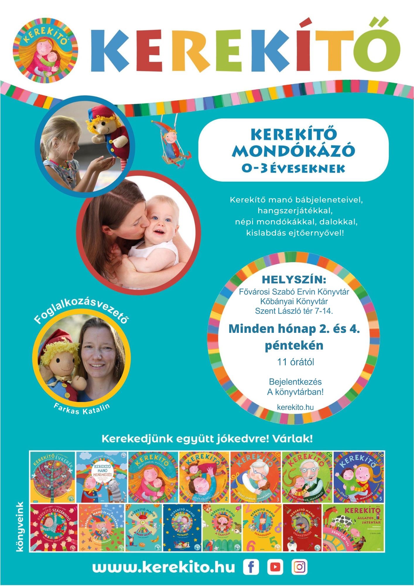 Kerekítő Mondókázó plakátja