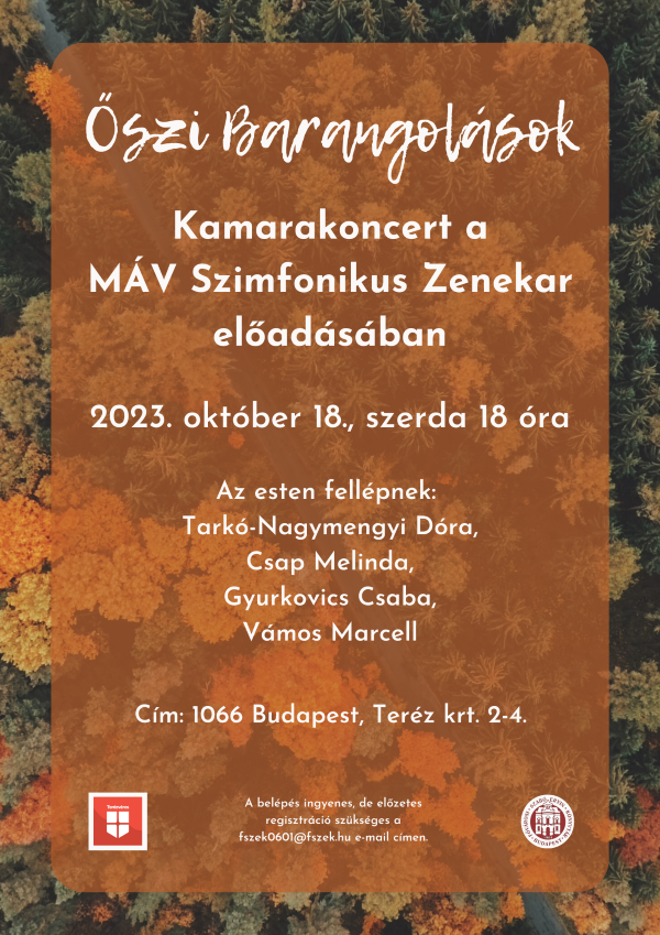 A koncert plakátja