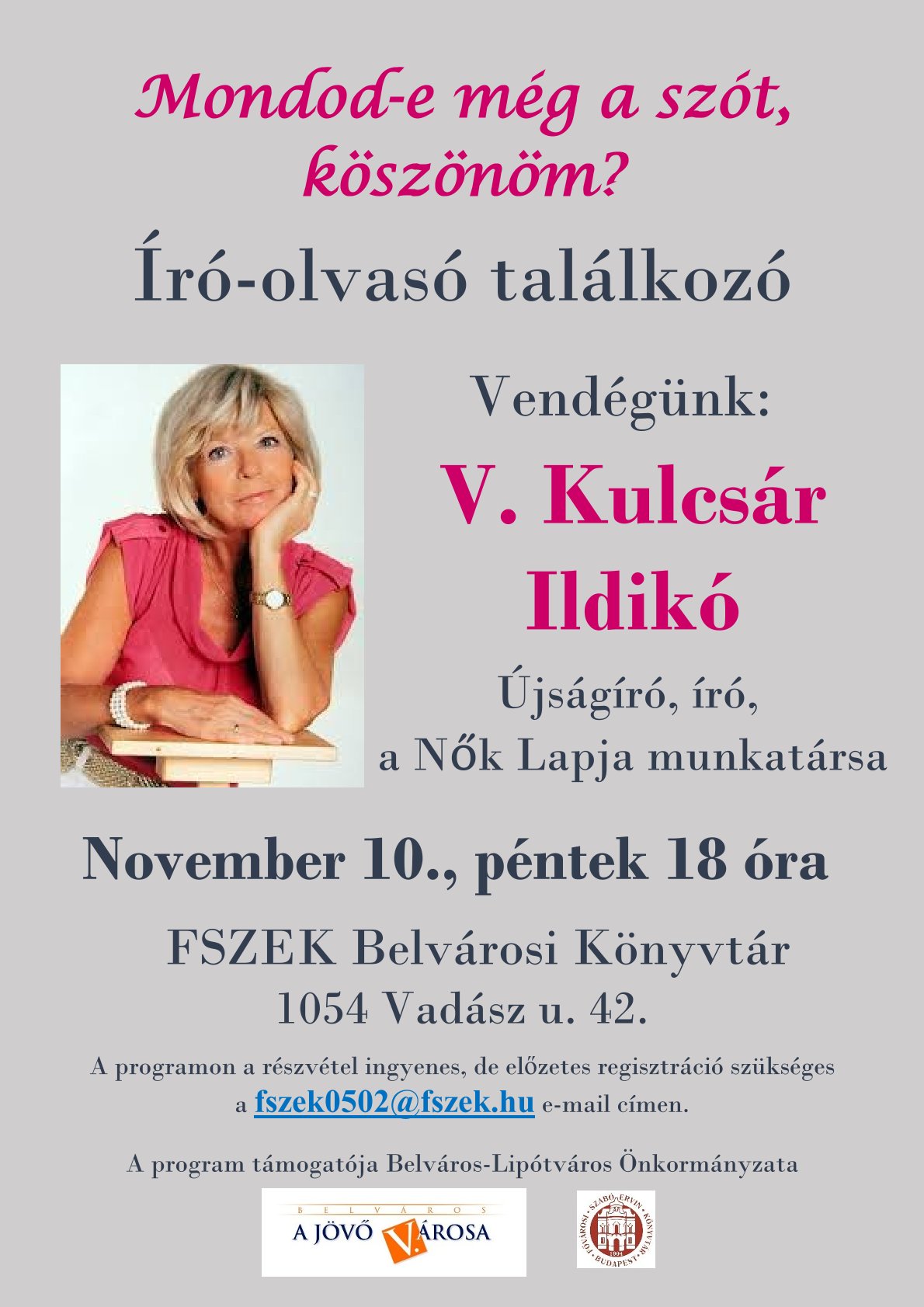 A program plakátja