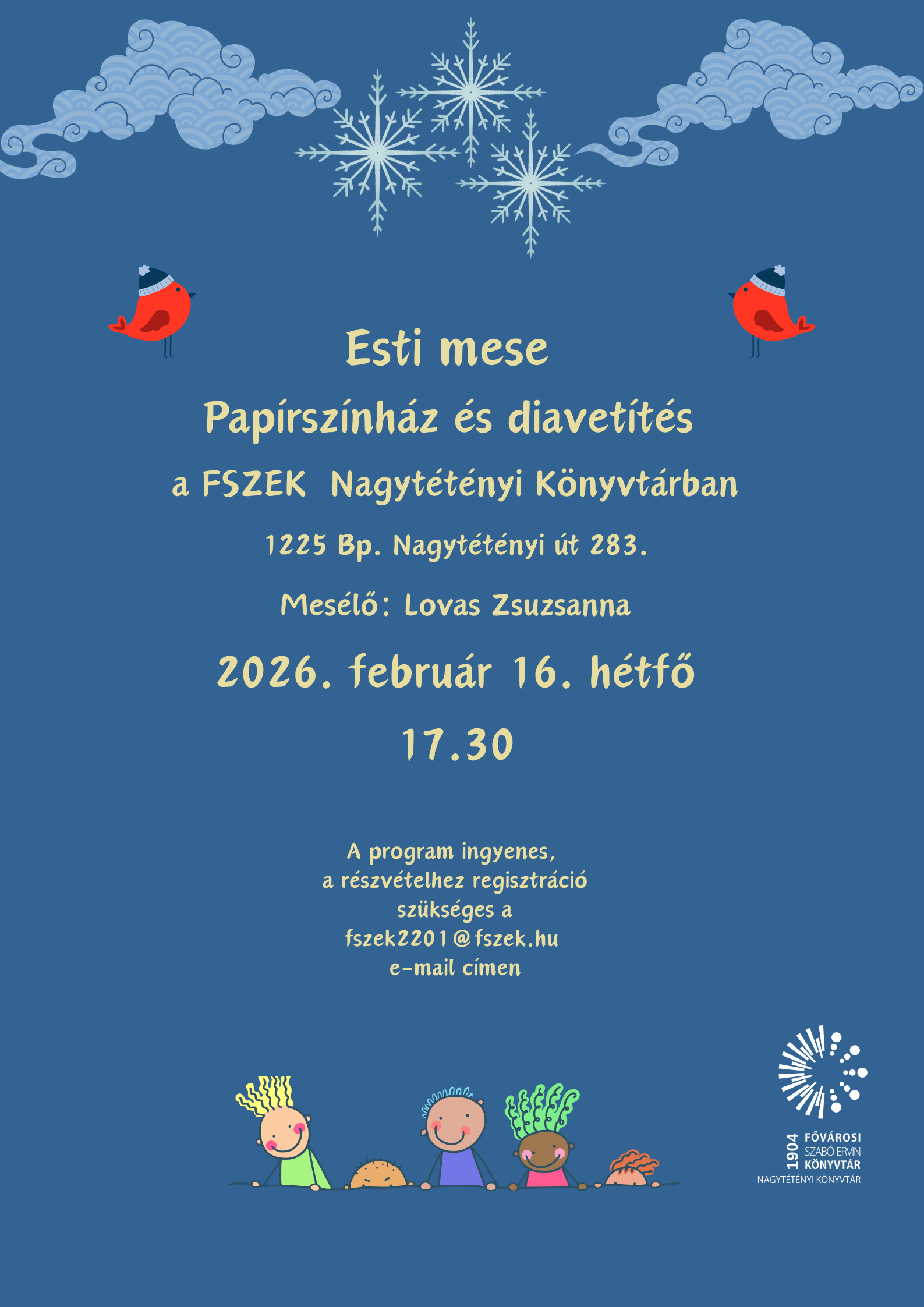 téli figurák a plakáton