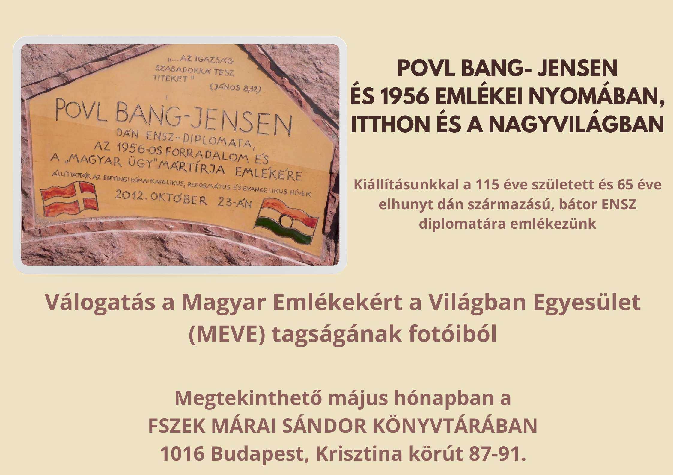 a rendezvény plakátja