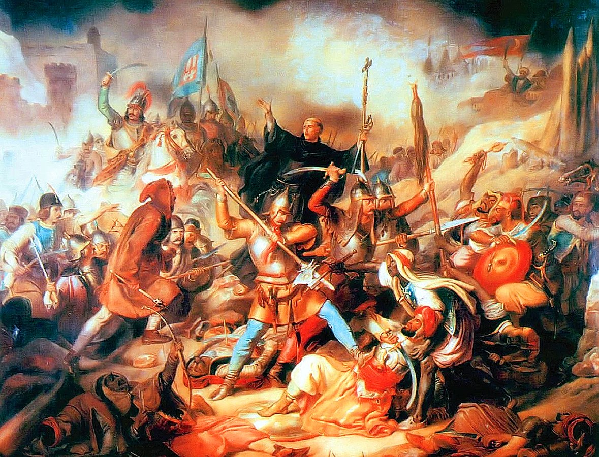  Romantikus stílusú festmény Kapisztrán Jánosról