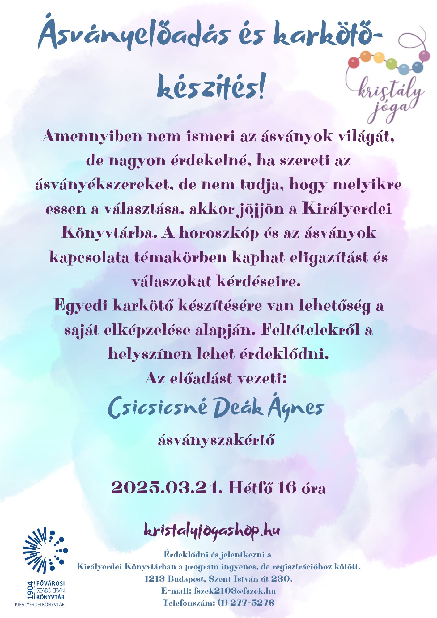 A rendezvény plakátja