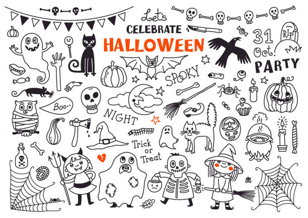 Halloween-i grafikák és figurák