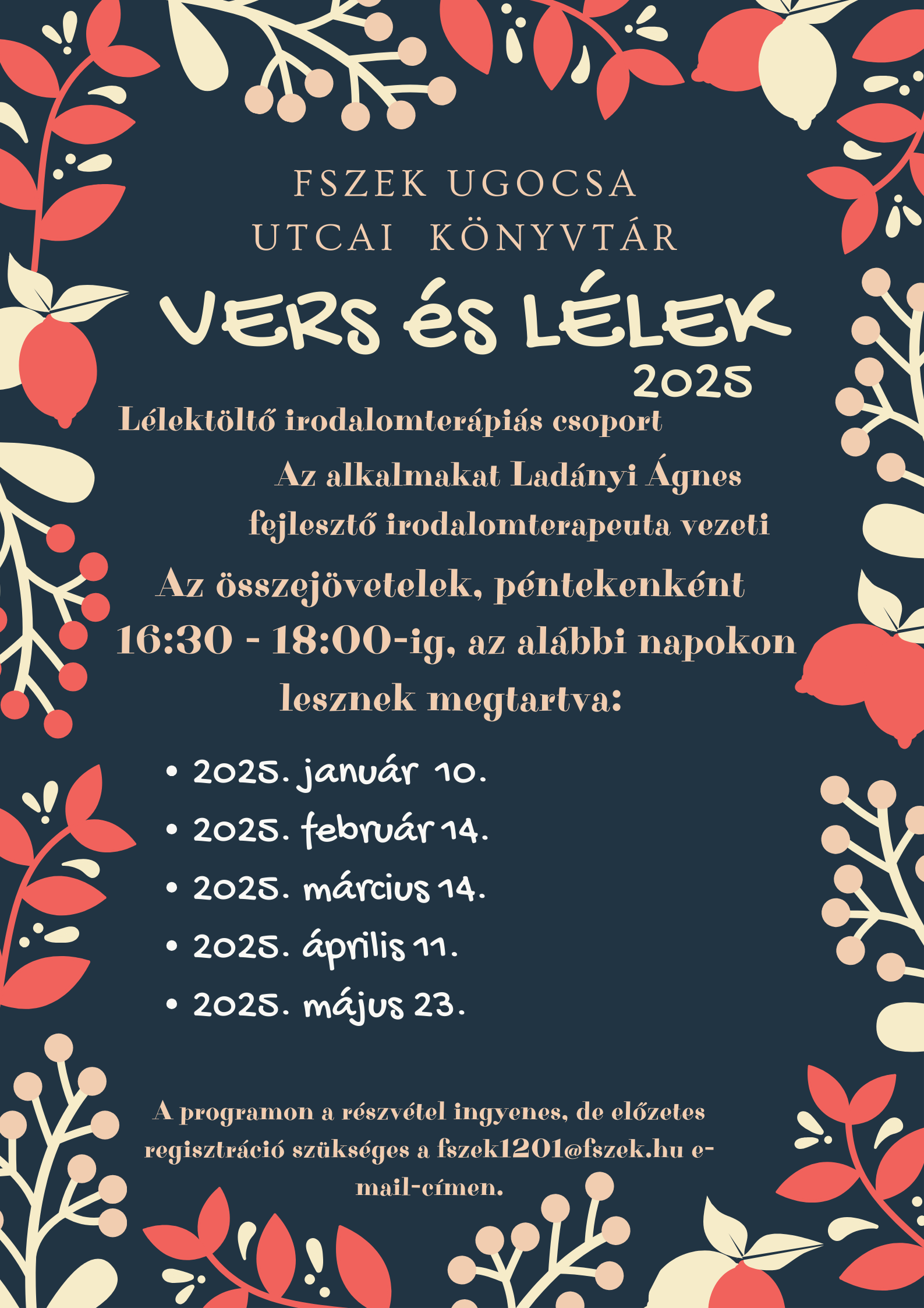 a program plakátja a cikkben szereplő információkkal
