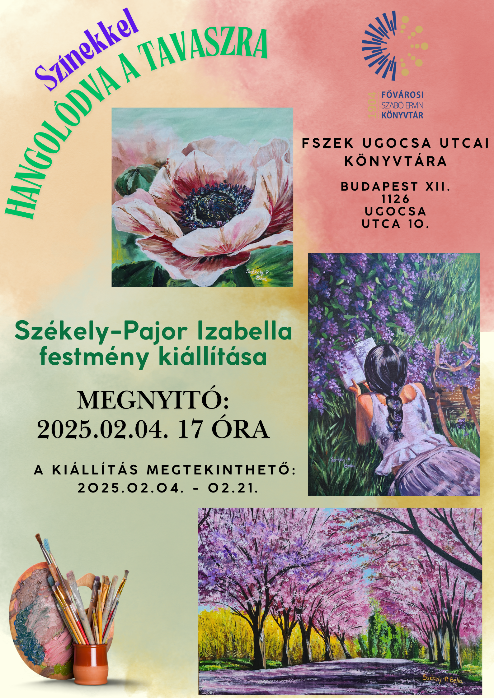 a kiállítás plakátja a cikkben szereplő információkkal