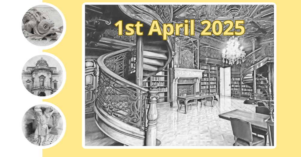 palace rooms of the Central Library