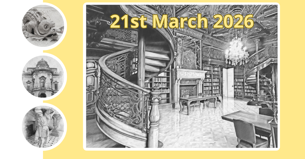 palace rooms of the Central Library