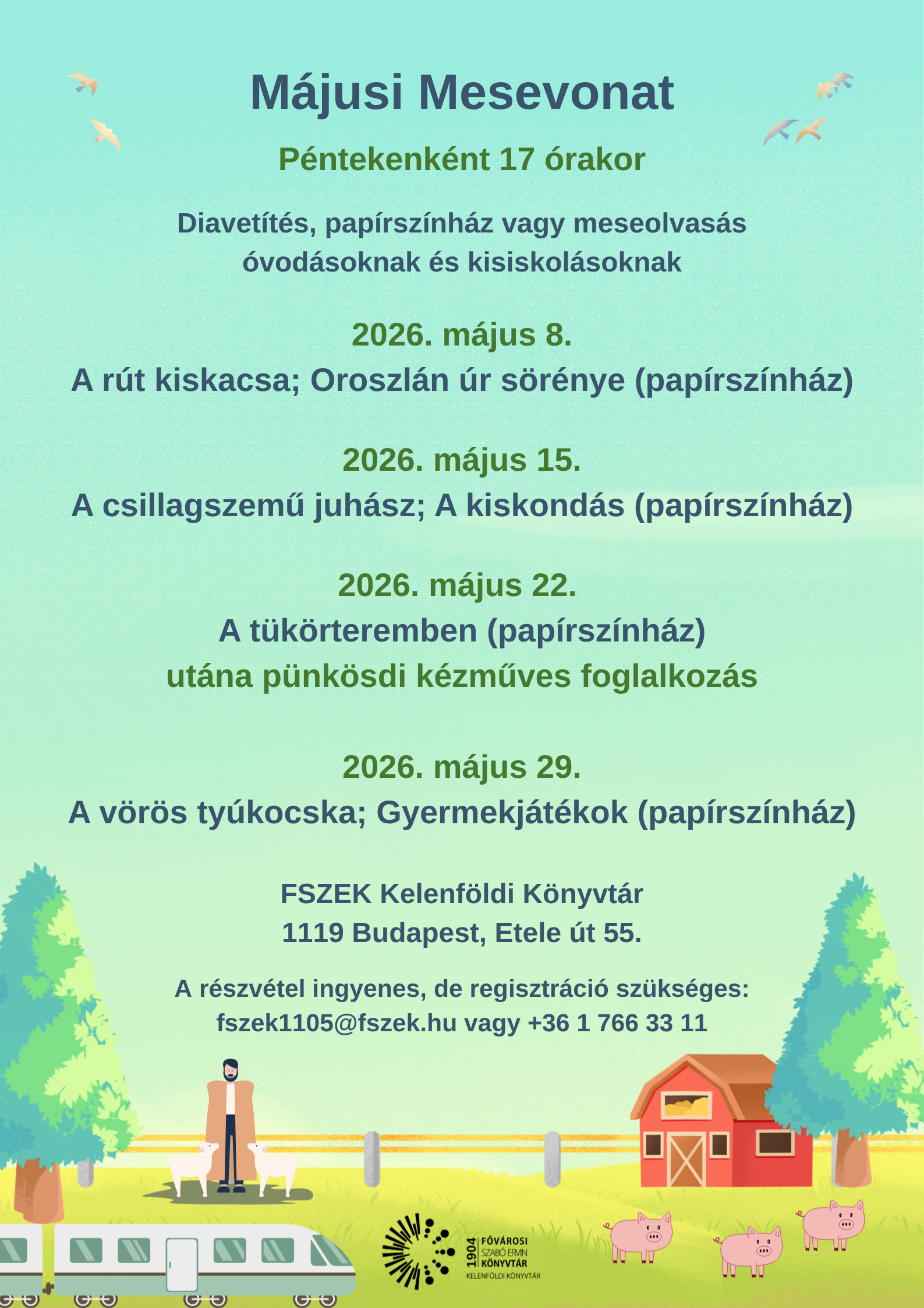 Mesevonat plakátja