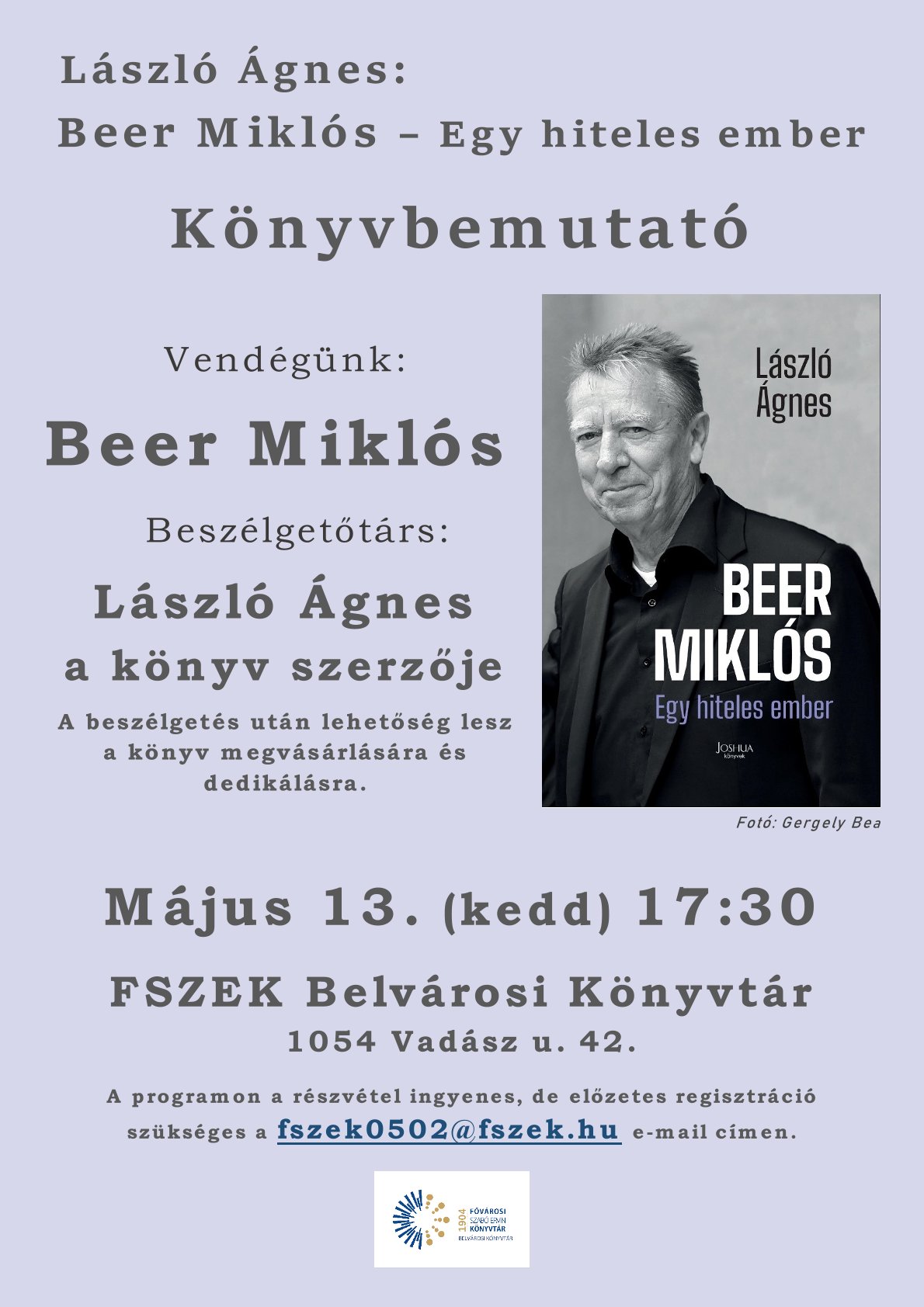 A program plakátja