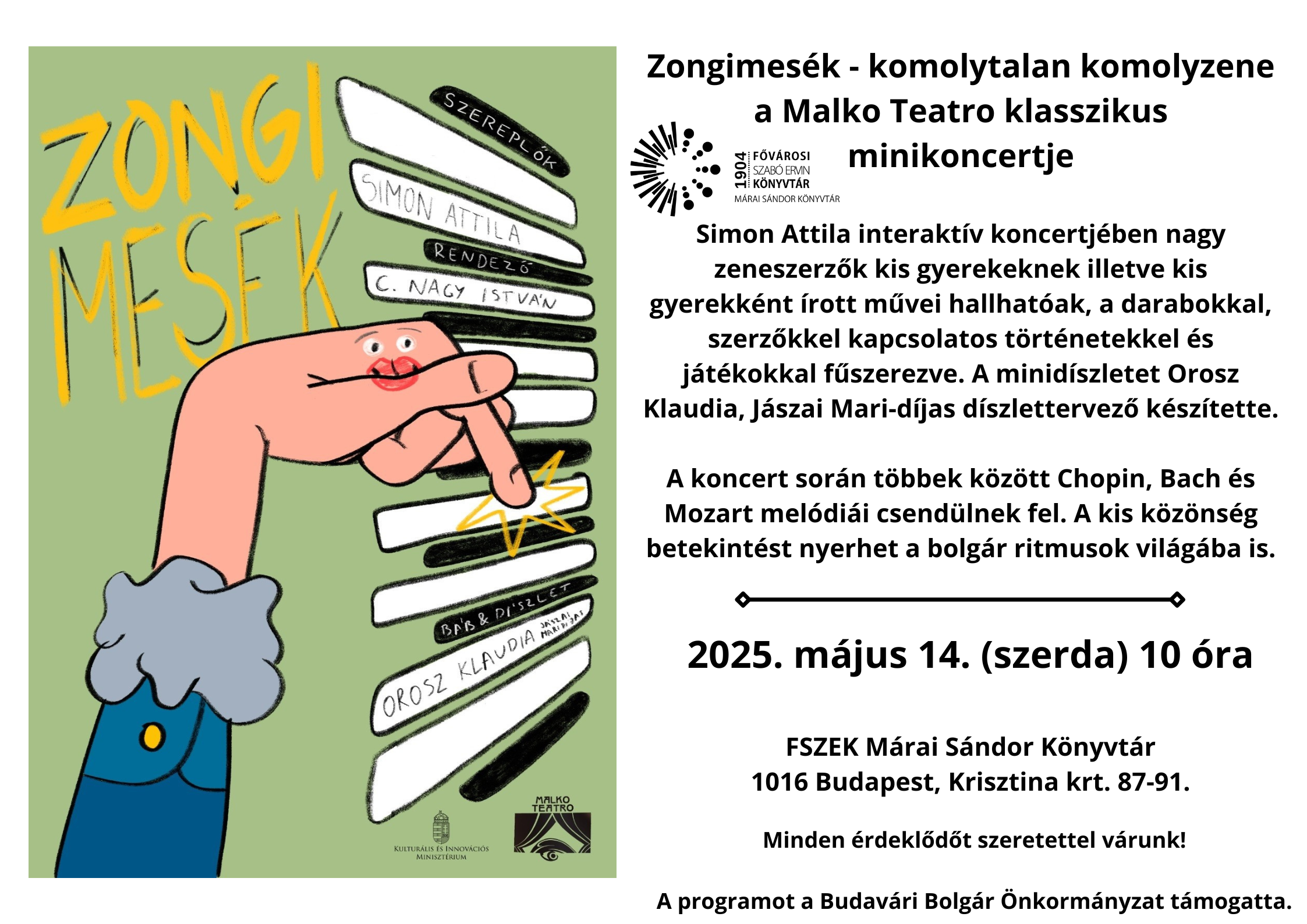 a program plakátja a cikkben is szereplő információkkal