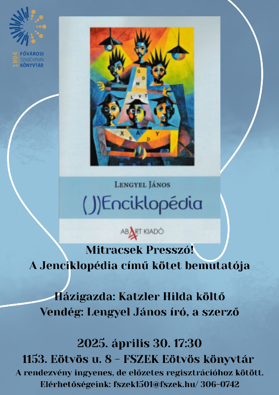 Plakát - Lengyel János: (J)Enciklopédia könyvborító