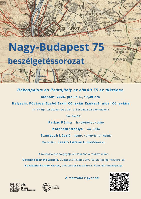 Plakát - Nagy-Budapest térképe