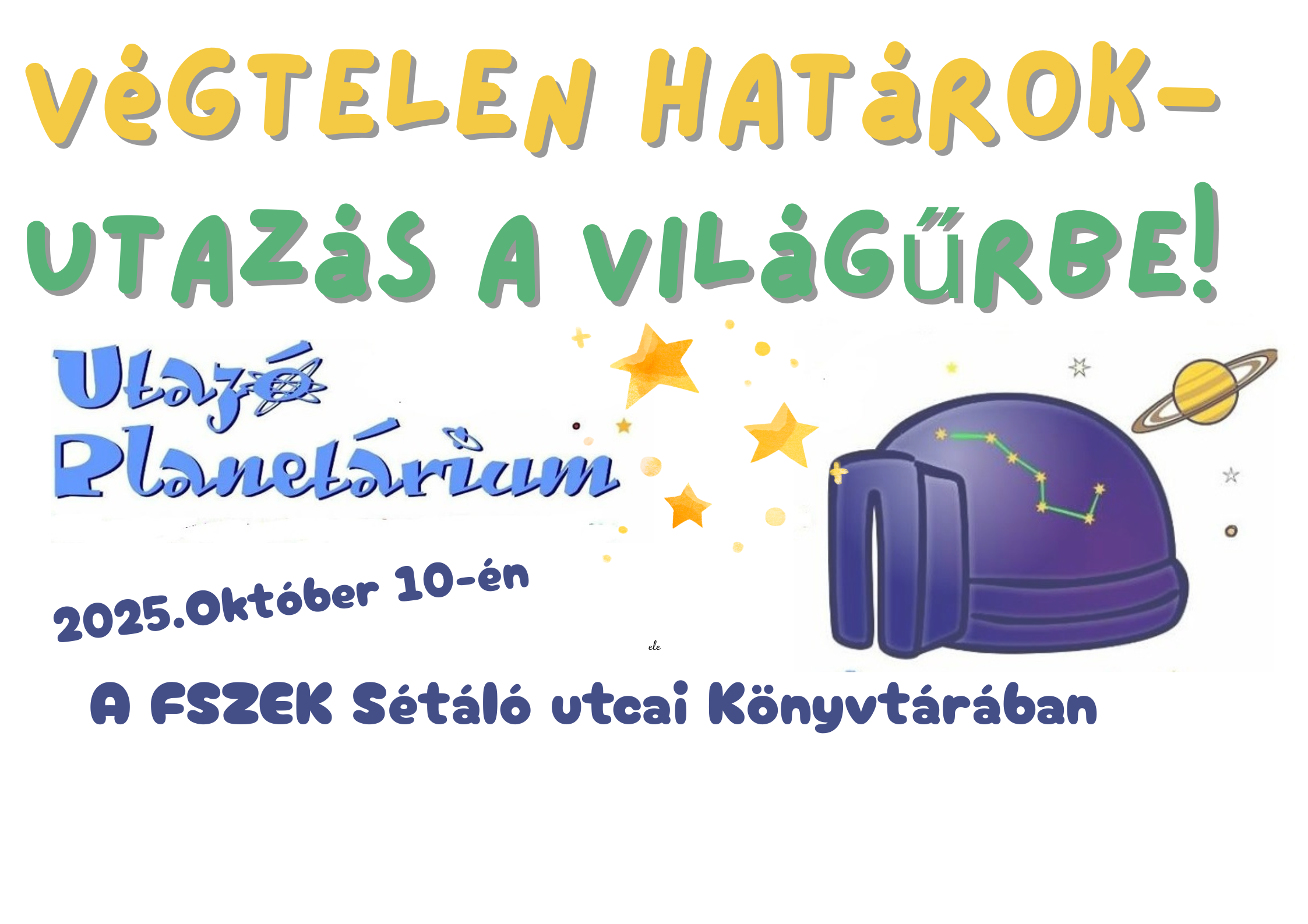 a rendezvény plakátja