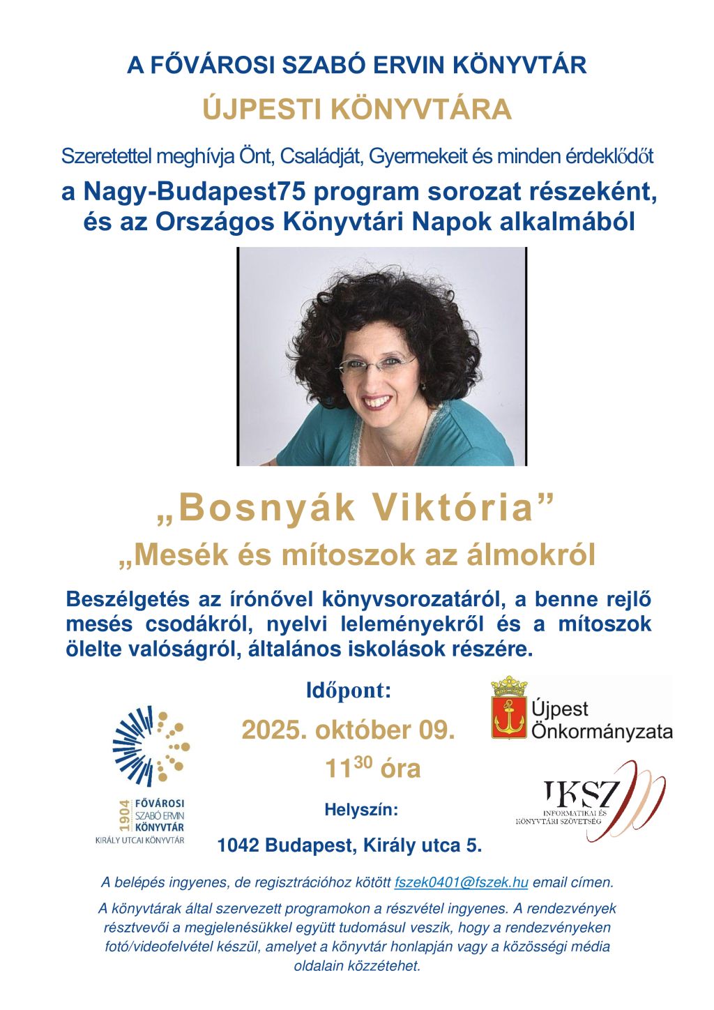 A rendezvény plakátja