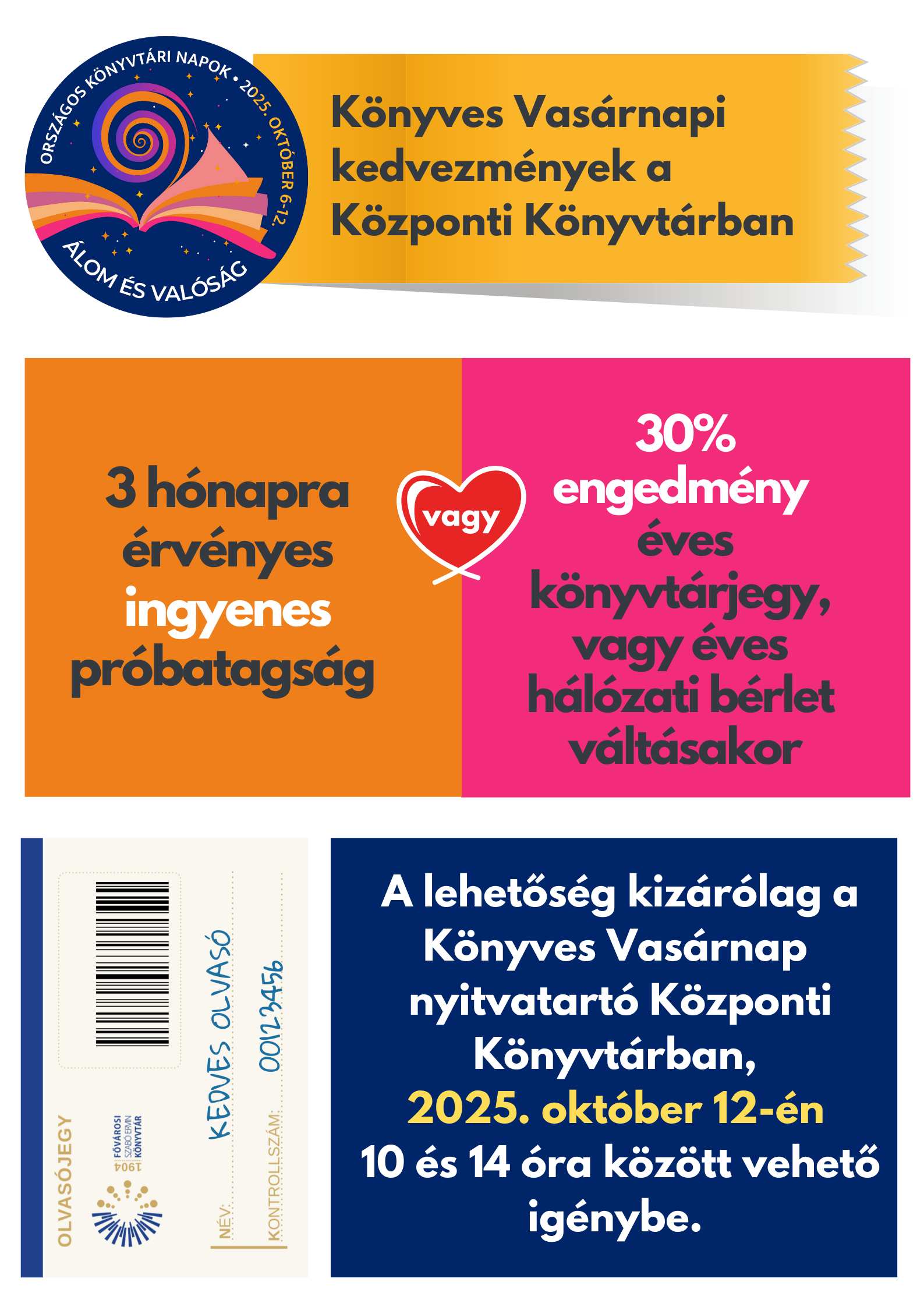az akciókat és programokat jelző feliratok