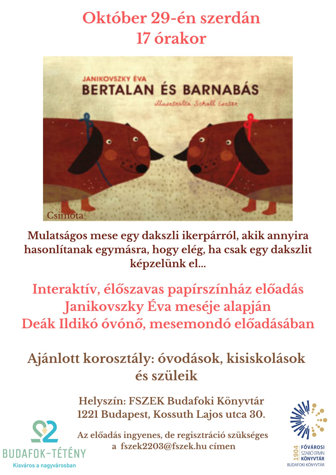 A program plakátja