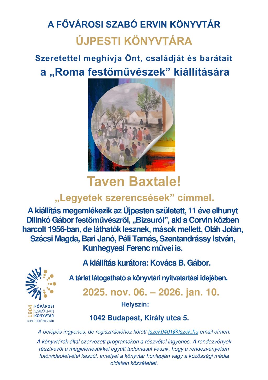 akvarell emberi alakokkal a plakáton